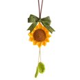 thumbnail image 1 of 1 Uds. Colgante para espejo retrovisor de coche colgante de girasol tejido a mano para decoración del hogar decoraciones colgantes para coche, 1 of 6