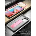 thumbnail image 2 of Poetic Revolution Case for Motorola Moto Edge Plus 2023, Heavy Duty Full Body Cover with Kickstand, Light Pink, 2 of 6