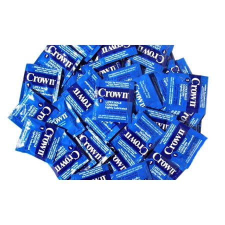 Crown Super Thin Latex Condoms Pack of 12 (Best Kind Of Condom)