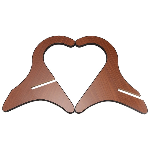 Soporte de cuerdas musicales, pieza de instrumento, accesorio, soporte de guitarra, soporte plegable de madera portátil, soporte de pantalla Vertical para ukelele Yuarrent EL013246-01
