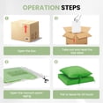 thumbnail image 2 of STARY Outdoor Deep Seat Cushions for Patio Furniture, 24"x24" Replacement Sectional Cushions for Outdoor Sofa, Armchair, 4 Pieces, Green, 2 of 8