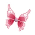 thumbnail image 3 of Ala de mariposa LED, ala de Ángel, juego de simulación, vestido de ala de hada para carnaval, puesta en escena, festivales de vacaciones, cumpleaños rosa Salvador Disfraz de ala de hada, 3 of 10