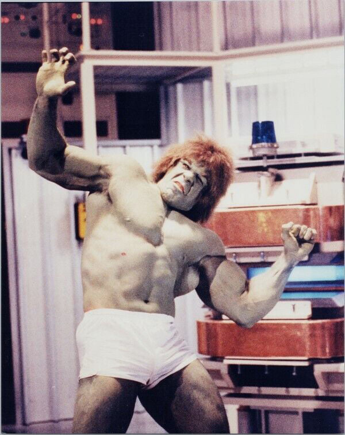 Lou Ferrigno barechested in shorts as The Incredible Hulk 8x10 photo ...