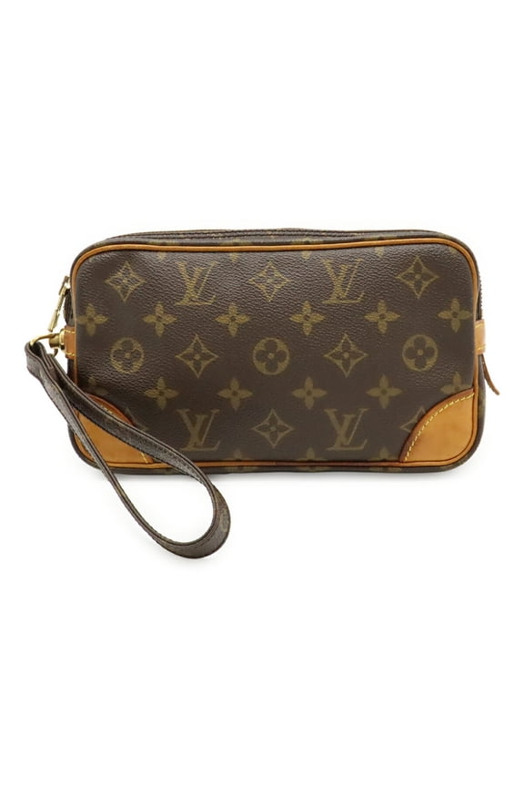 Pre-Owned LOUIS VUITTON Monogram Marly Dragonne PM Second Bag, Clutch Handbag, Pouch... (Good)