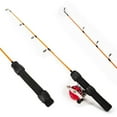 thumbnail image 2 of Spshop Ultralight Ice Fishing Rods with EVA Handle, 50 cm Fiberglass Black, 2 of 10