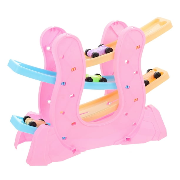 Assembly Race Track Toy Toddler Plastic Sliding Car Boys Indoor Car