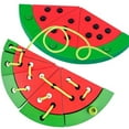 thumbnail image 4 of Vogacara Juego de encordado de sandía de frutas, juguetes educativos para edades tempranas para niños, divertidos juguetes de encordado Juguetes Educativos Vogacara FN005933-00, 4 of 6