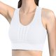 thumbnail image 2 of Sujetador deportivo sin tirantes para correr a prueba de golpes para mujer - Moldeado con fruncido transpirable - Nailon/spandex, M-XXL, todas las estaciones, 2 of 5