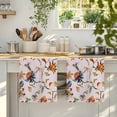 thumbnail image 4 of Pink Spring Floral Kitchen Towels Set of 2, Summer Botanical Vintage Birds Absorbent Dish Towels for Kitchen, Microfiber Hand Towel, Quick Drying Tea Towel for Cleaning Decorative Dishcloths, 4 of 7