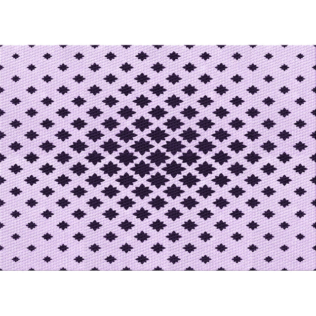 Ahgly Company Machine Washable Indoor Rectangle Transitional Purple Violet Purple Area Rugs, 5' x 7'