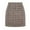 Coffee, variant on JGNGSHN Womens High Waist Plaid Skirt Fashion Bodycon Pencil Wool Mini Skirts