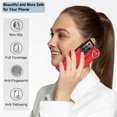thumbnail image 4 of Allytechgroup Galaxy Note 20 Ultra Case with Keychain, Luxury Girly PU Leather Back Cover Bracket Stand Shockproof Bumper Drop Proof Phone Case Cover for Samsung Galaxy Note 20 Ultra, Red, 4 of 8