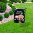 thumbnail image 5 of GZHJMY Garden Flag Double Sided Sloth Red Christmas Ball, Fade Resistant Yard Flag Durable Banner Indoor Outdoor Home Decor 28x40 Inch Yard Flags, 5 of 7