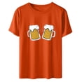 thumbnail image 4 of Blusa de mujer Oktoberfest Camiseta de cuello redondo Estampado de verano Jersey de manga corta Camiseta de mujer para hombre Tops Camisa Pompotops  hfajkhk136077, 4 of 5