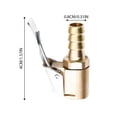 thumbnail image 2 of Air Lock With Brass Portable Tire Nozzle Adapter Tire Air Compressor With Barbed Connector Hose, 2 of 3