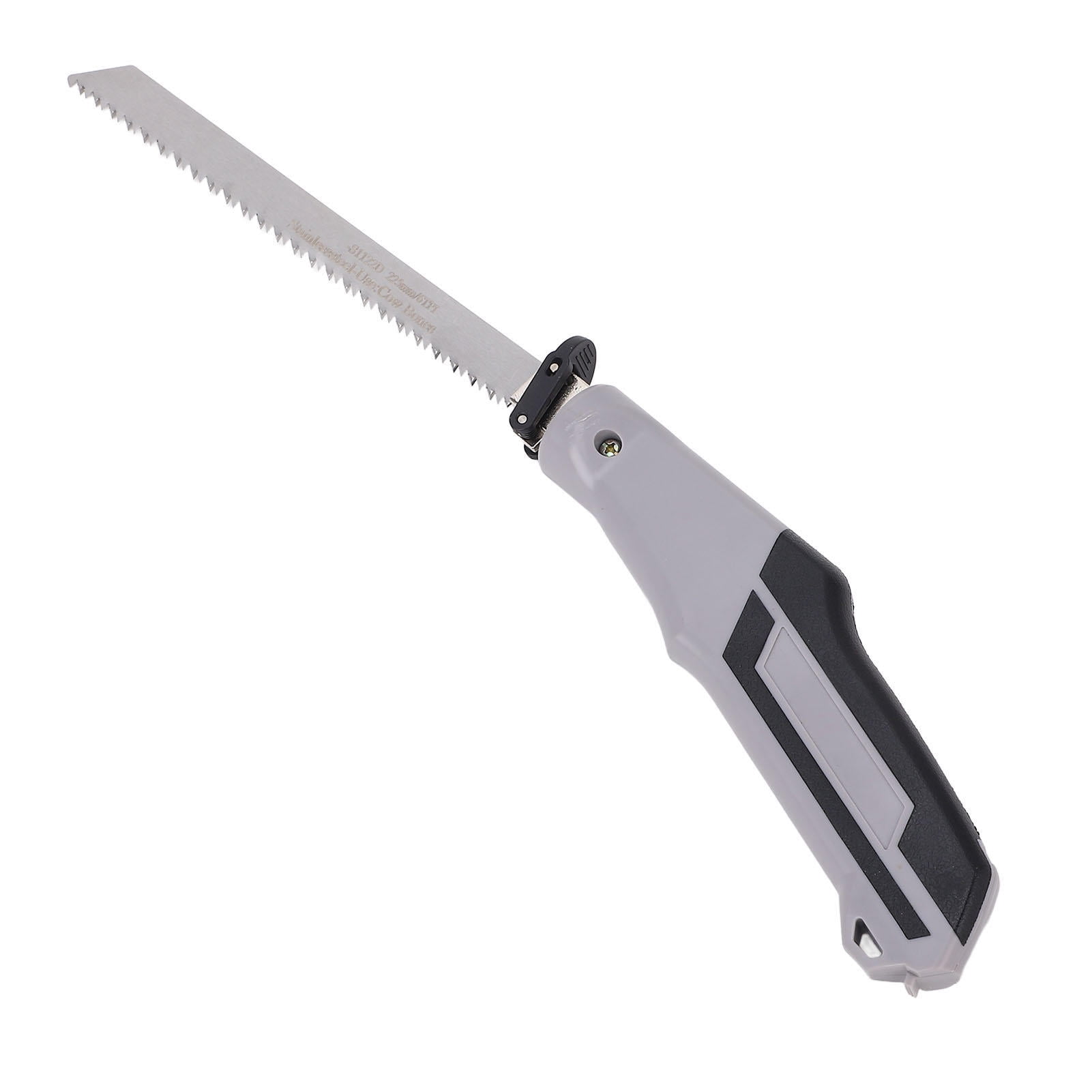 YAHHU Mini Reciprocating Saw Set – 2 Stainless Steel Fine‑Tooth Blades with Ergonomic Handle for Drywall, Plywood, Plastic & More