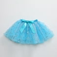 thumbnail image 3 of WUANDIXFA Tutu Skirt for Baby Girls Layered Rainbow Tutu Skirt Dance Dress Ruffle Tiered Clubwear Sky Blue,2-4 Years, 3 of 3