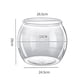 thumbnail image 1 of Acuario de pecera transparente, micropaisaje, paisajismo, plástico, resistente al tacto, resistente a caídas, tanque para tortugas, multifuncional, pequeño, de escritorio, tanque para peces de colores, 1 of 6