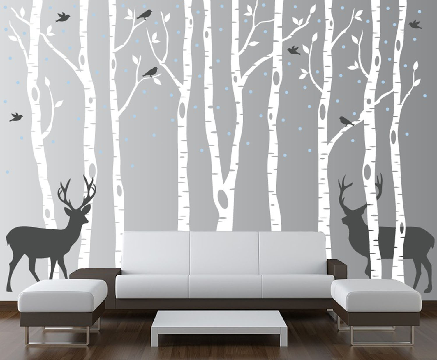 Wall Décor Forest MacBook Decals Electronic accessories Decal Mountain