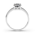 thumbnail image 6 of Eclet Jewels 14K White Gold Plated Ring - 1.8 Ct Round Cut Wedding Diamond Rings - Solitaire Engagement Sterling Silver Ring for Her - Dainty Engagement Wedding Diamond Ring - Daily Wear Fine Jewelry, 6 of 8