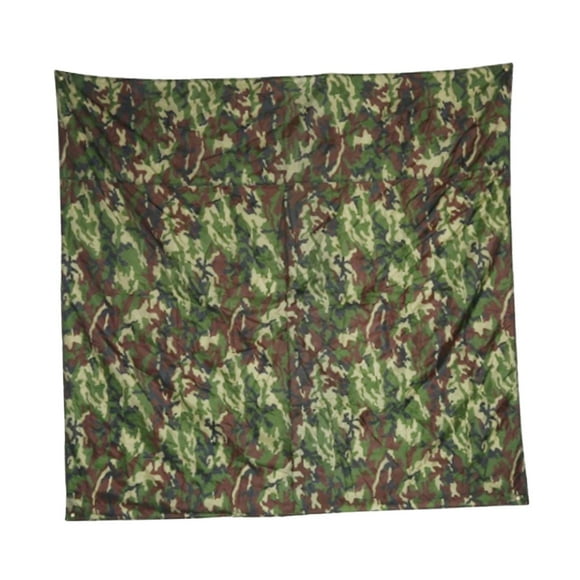 Lona impermeable para tienda, lona para acampar, alfombra para picnic, adecuada para Camuflaje Jungla 1.5x2m