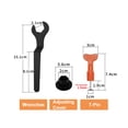 thumbnail image 2 of 50Pcs Tile Leveling System with Special Wrench Reusable Floor Wall Tile Leveling Kit for Building, 2 of 8