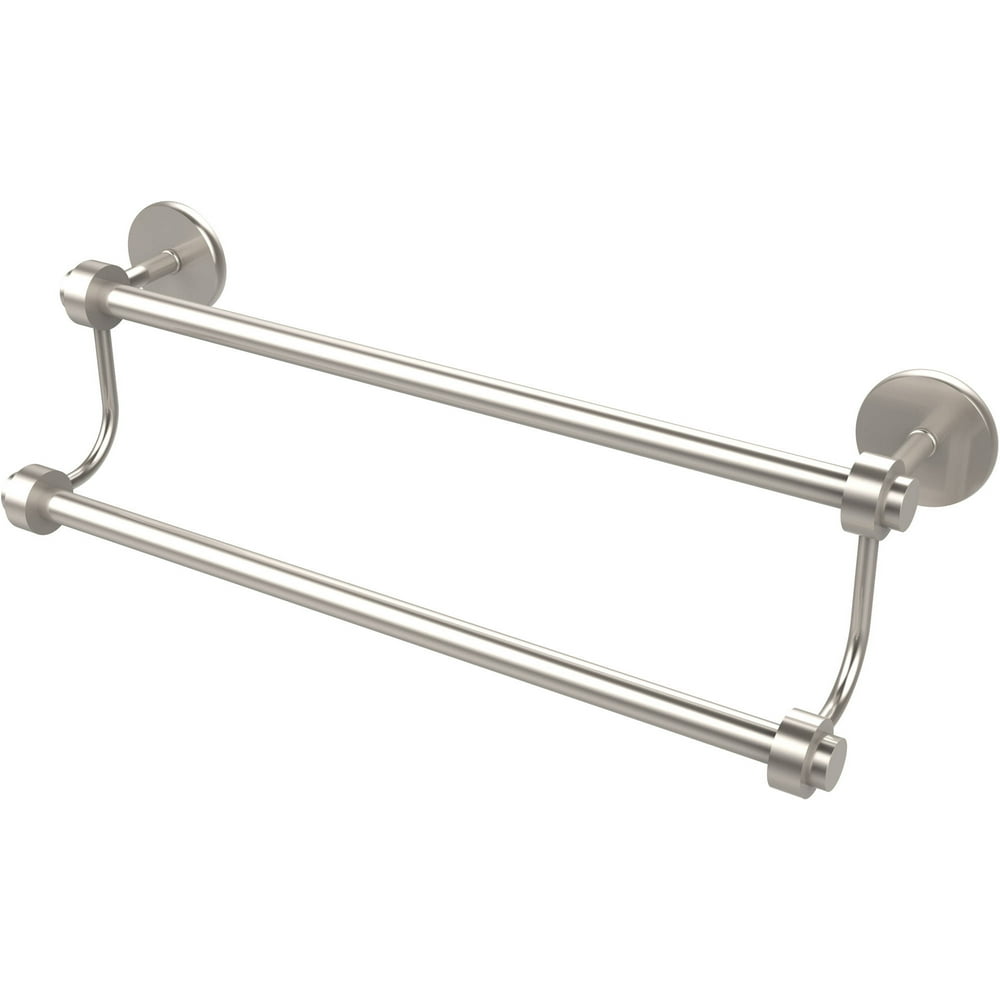 24-in Double Towel Bar in Satin Nickel