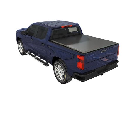 JDMSPEED Soft 4-FOLD Soft Tonneau Cover For Ford 2015-2022 F-150 5.5FT Truck Bed