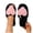 Pink, variant on Women's House Slippers Fuzzy Fluffy Warm Open Toe Home Shoes Indoor and Outdoor Slipper Beige 10-10.5