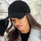 thumbnail image 5 of Gorra de béisbol de lana de cordero artificial Gorra de hip hop cálida de invierno con forro polar resistente a los arañazos, 5 of 5