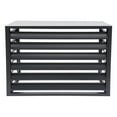 thumbnail image 5 of ToppiJoy Freestanding Air Conditioner Fence for Outdoor Units, Privacy Screen Fence Panels for A/C Conditioning Unit, Metal Garden Fence Privacy Fence Cover for Outside Units (Dark Grey), 5 of 13
