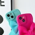thumbnail image 3 of Cute Bow Knot Curly Wave Frame Soft Compatible with iPhone Case (Black,iPhone 11), 3 of 8