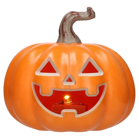 Light-Up Jack-o'-Lantern Decoration, Orange, 3", Halloween by Way To Celebrate