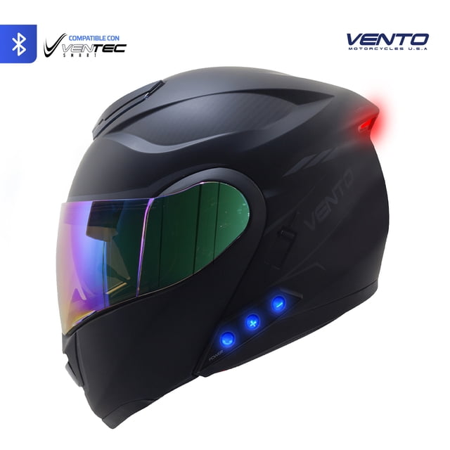 Casco Para Motociclista Vento Gtv2 Bluetooth Talla M