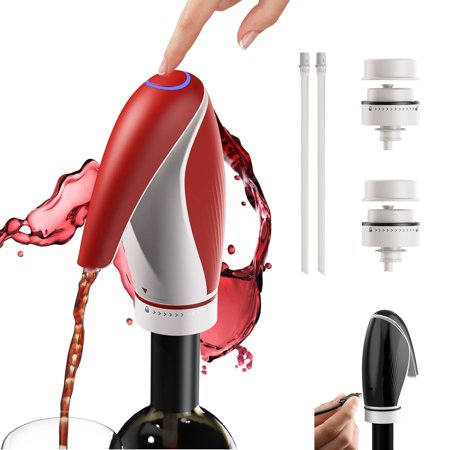 

Electric Wine Aerator Wine Dispenser and preserve Gifts Set Latest Models Wine Aerator Pourer Spout Smart Wine Decanter Wine Gifts for Women Wine Lovers or Own Use