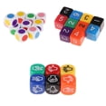 thumbnail image 1 of Acrílico Contando 6 Dados Laterales D6 para Juegos de Mesa Fiesta Suministros Juego, 1 of 9