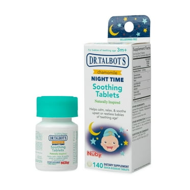 Dr. Talbot's Chamomile Night Time Soothing Tablets for Teething Infants, 140 Count