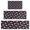 Black Pink Unicorn, variant on Black Pink Unicorn Pattern Kitchen Rugs Sets Of 3,Kitchen Runner Rugs Non Skid Washable,Decorative Kitchen Floor Mats for Kitchen,Sink,Laundry,17"x30" 17"x47" 17"x59"