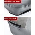 thumbnail image 4 of KBH Center Console Lid Cover Replacement for 2002-2008 Dodge Ram 1500 2500 3500, Leather Skin Upholstery Armrest Lid Covering for Ram 1500 Accessories, Darkgray (Jump Seat Console Only), 4 of 7