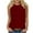 Wine, variant on HAiming Womens Tank Tops Summer Casual Solid Color Crewneck Sleeveless Basic Shirt 2025 Plus Size Loose Tunic Blouse