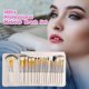 thumbnail image 4 of 18 Pcs Makeup Brush Set With Different Function, Professional Kabuki Synthetic Wood Handle Cosmetic Brushes With Case, 4 of 5