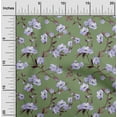 thumbnail image 1 of oneOone Polyester Lycra Light Green Fabric Florals Sewing Craft Projects Fabric Prints By Yard 56 Inch Wide, 1 of 4