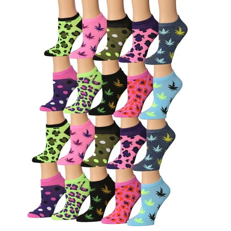 

Women s Tipi Toe 20 Pack Cool Comfort Breathable No Show Ankle Socks