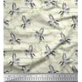 thumbnail image 1 of Soimoi Japan Crepe Satin Fabric Cloud & Unicorn Animal Decor Fabric Printed Yard 42 Inch Wide, 1 of 3
