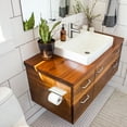 thumbnail image 4 of Design House Millbridge Toilet Paper Holder with Shelf, 4 of 12