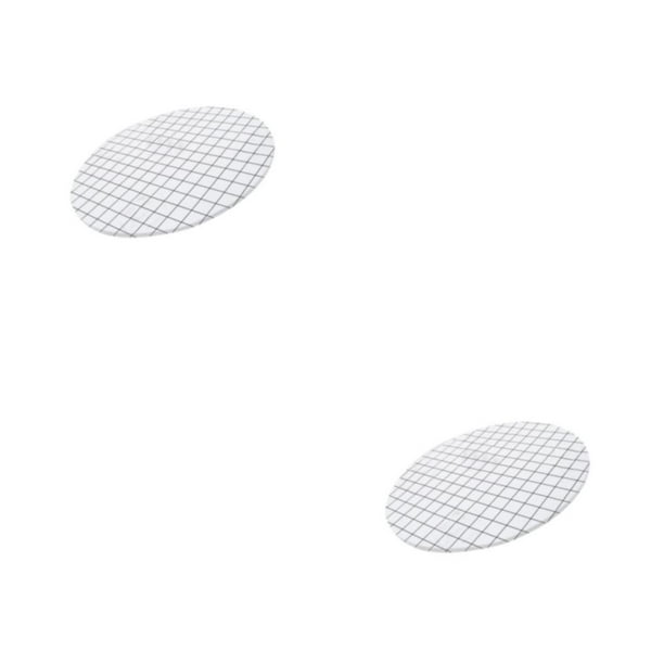 Injueey Fitted Table Cloth Water Resistance Dinner Dust Proof Table Cover Clean Blanco 120 cm 2Conjunto
