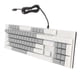 thumbnail image 2 of Teclado mecánico para juegos de 104 teclas 28 modos de retroiluminación Interruptor azul Plug and Play Teclado de computadora con cable RGB para Windows para Linux Blanco Gris, 2 of 10
