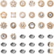 thumbnail image 2 of GOOHOCHY 40 botones de broche de camisa, alfileres de seguridad, botones sin costura, alfileres decorativos, 2 of 7