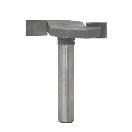 

BAMILL 1/4 Inch Straight Shank T Slot Router Bit T-Track Woodwork Milling Cutter Tool