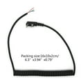 thumbnail image 4 of Sinyiin Walkie Talkie Speaker Cable Wear Resist for Baofeng UV5R for Kenwood TK-240 Lint, 4 of 6